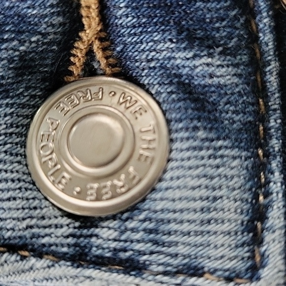 We The Free Free People Raw Hem High-Rise Super Skinny Jegging Jeans Sz 24 NWT - Picture 11 of 15